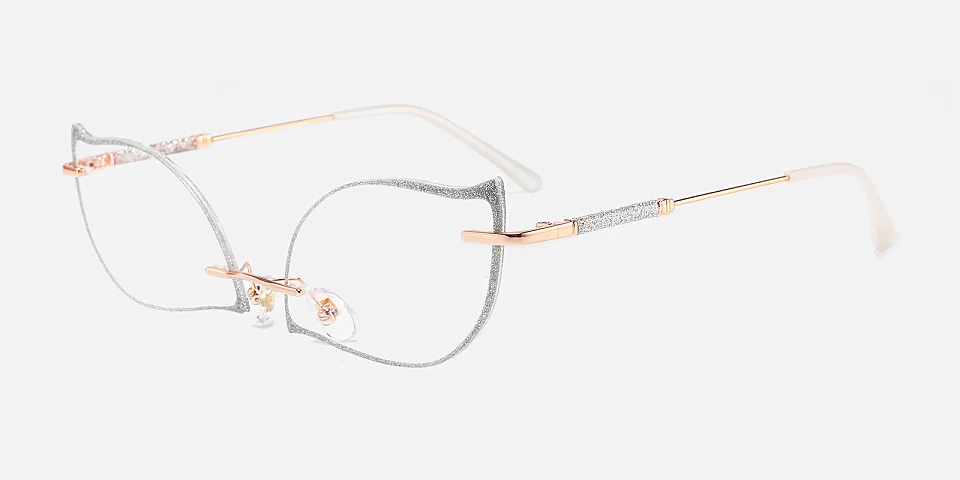 Nalani silver   Metal  Eyeglasses