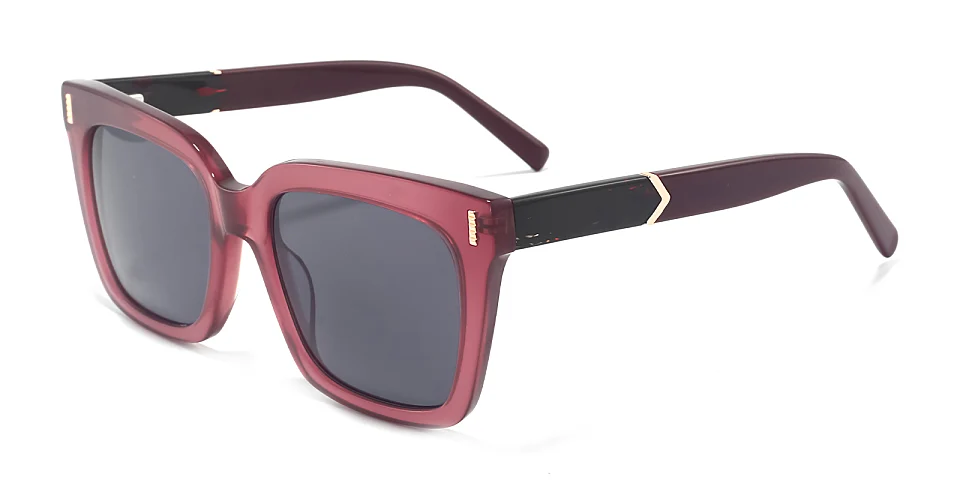 Kael carmine   Plastic  Sunglasses