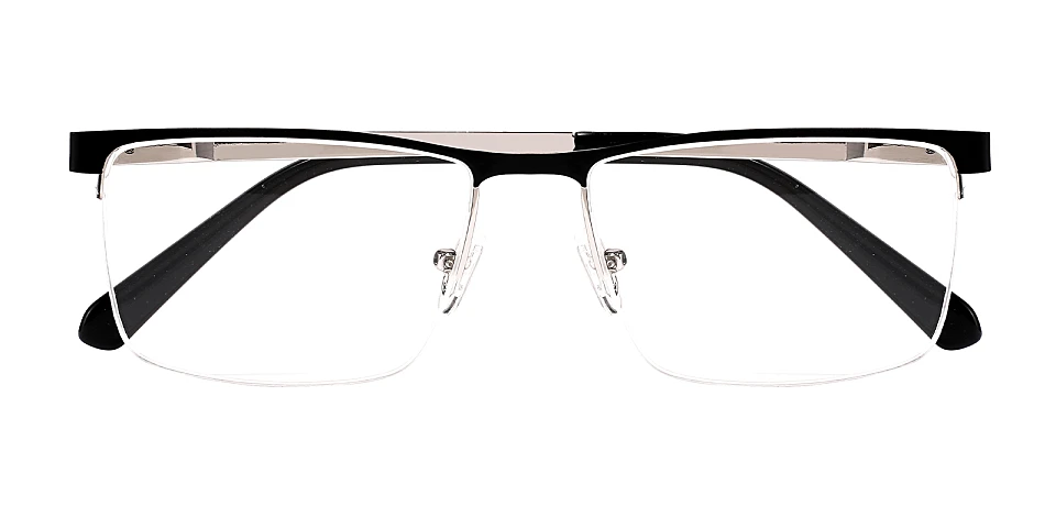 Warren matte black silver   Metal  Eyeglasses