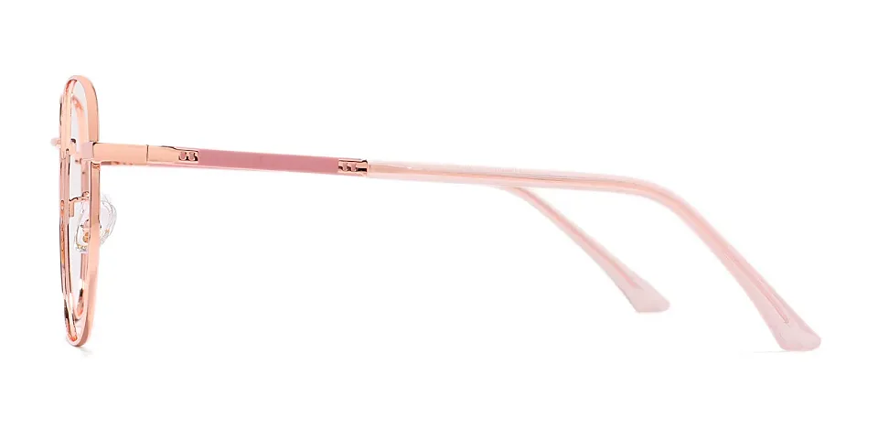 Wensley rose gold pink   Metal  Eyeglasses