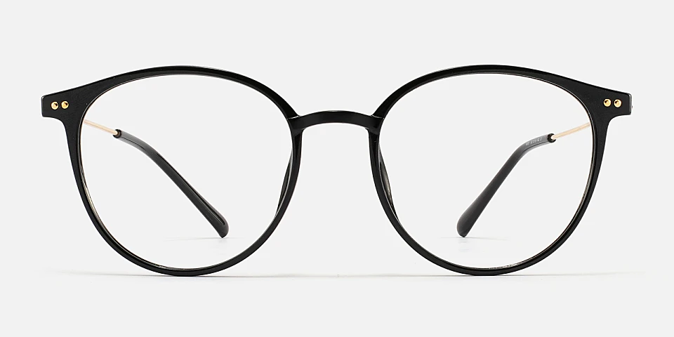 Leona black   Plastic  Eyeglasses