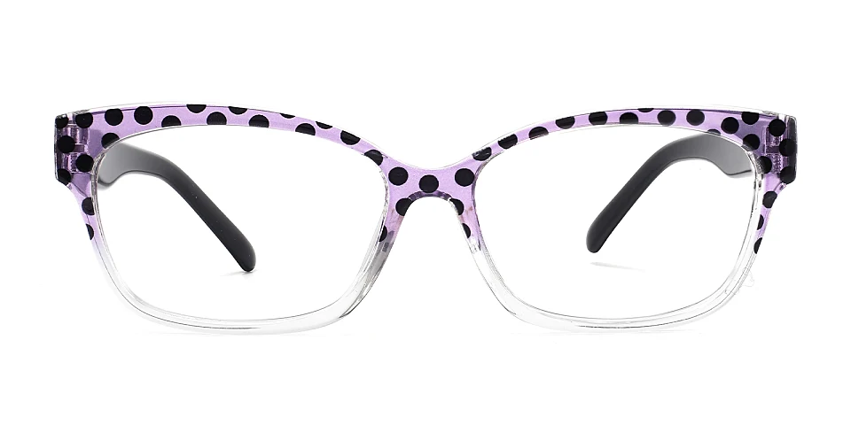 Safia purple tortoise clear   Plastic  Eyeglasses