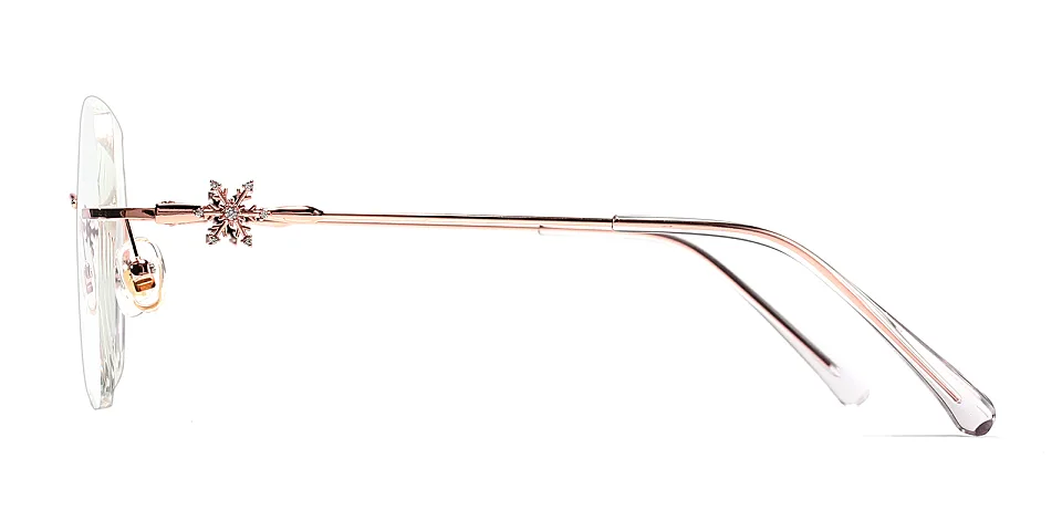 Christmas rose gold   Metal  Eyeglasses