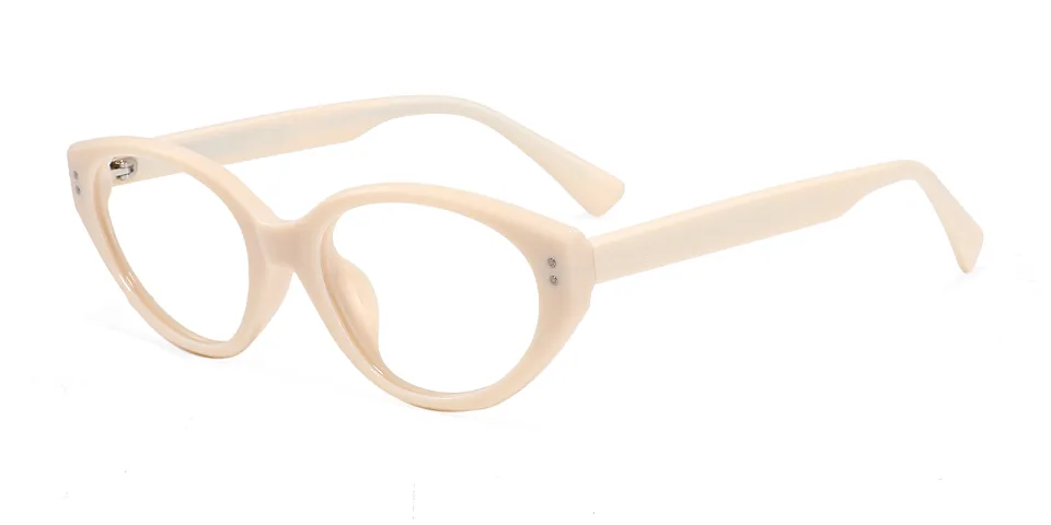 Stitch cream   Acetate  Eyeglasses