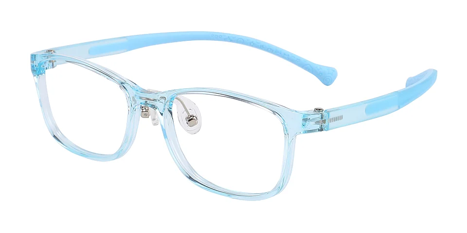 Jay blue   Plastic  Eyeglasses
