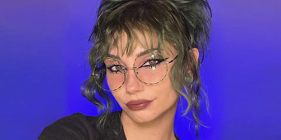 Claudia green   Metal  Eyeglasses