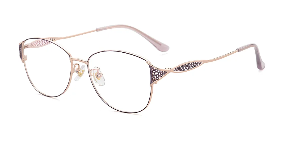 Callista purple   Metal  Eyeglasses