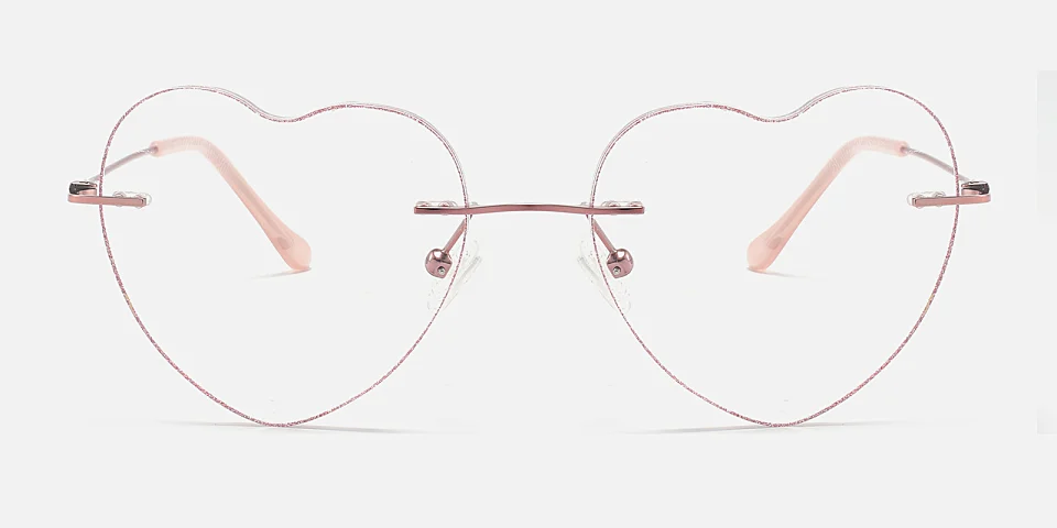Colette pink   Titanium  Eyeglasses