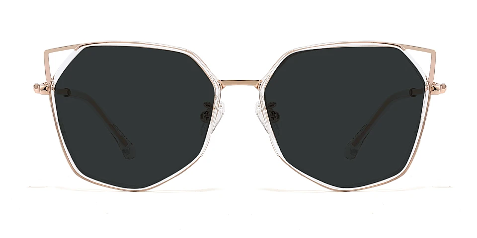 Arya clear   Metal  Sunglasses
