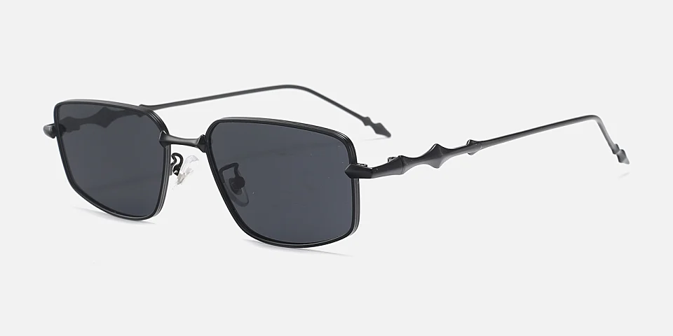Corallium black   Metal  Sunglasses