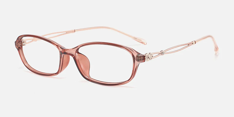 Rosiel brown   Plastic  Eyeglasses
