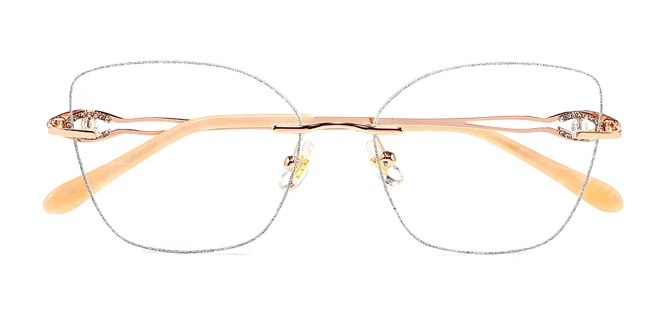 Whitney silver rose gold   Titanium  Eyeglasses