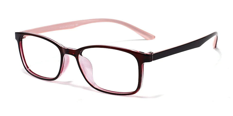 Fiona red pink   Plastic  Eyeglasses