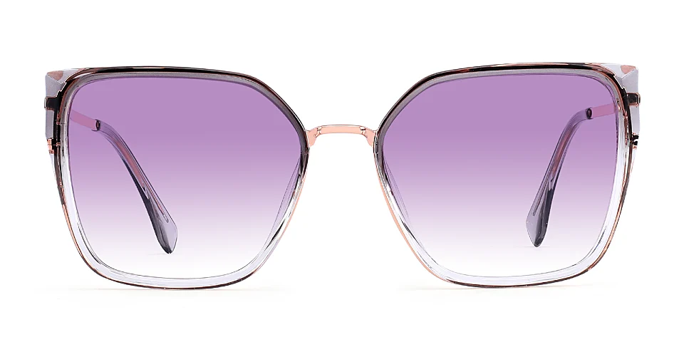 Bozi grey clear   Plastic  Sunglasses