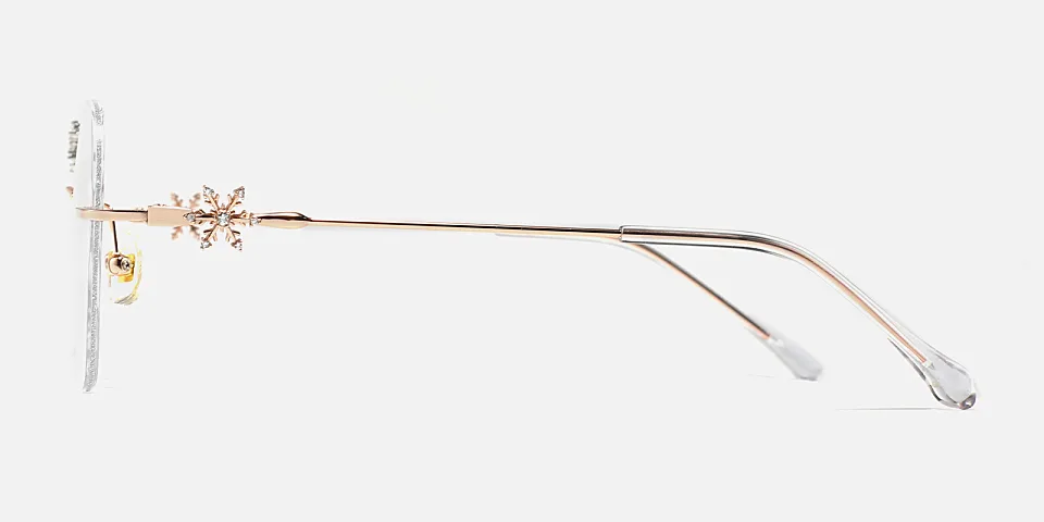 Snow silver   Metal  Eyeglasses