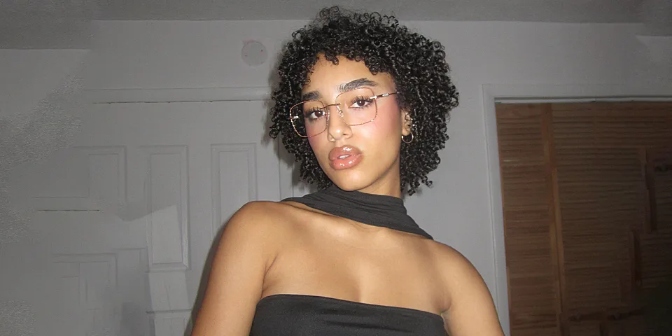 Sparkle rose gold   Metal  Eyeglasses