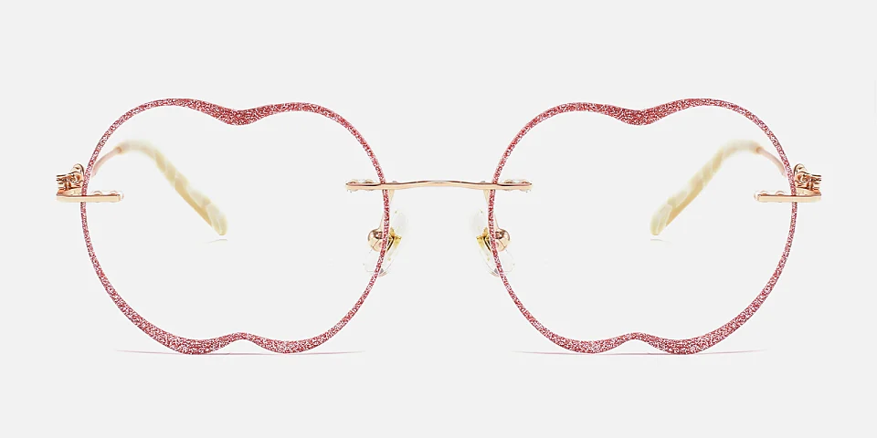 Apple pink   Metal  Eyeglasses