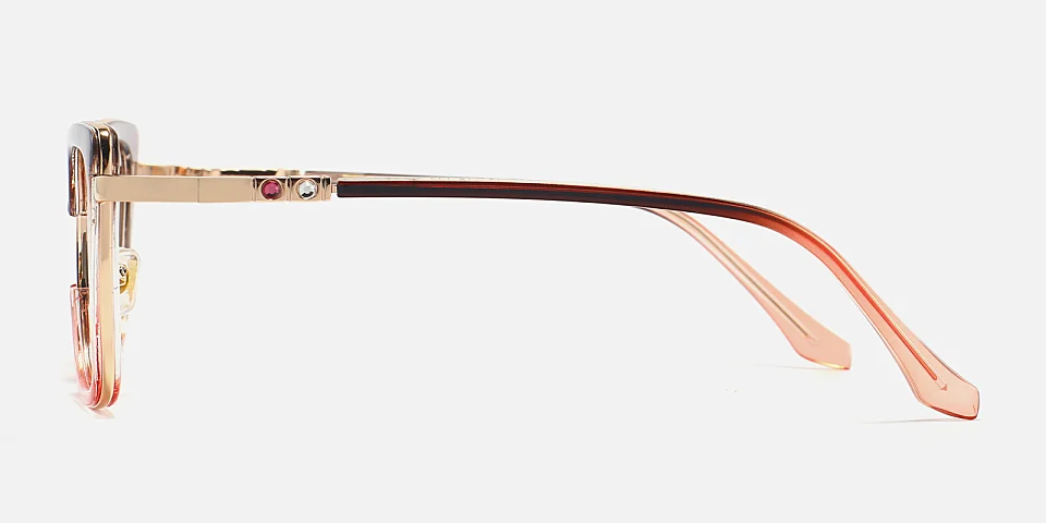 Ffion brown pink   Plastic  Eyeglasses