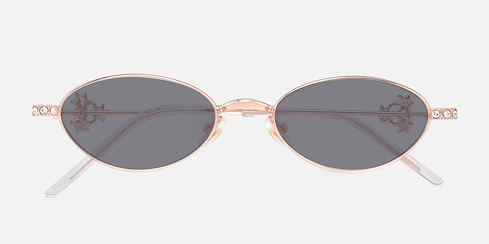Lorena rose gold   Metal  Sunglasses