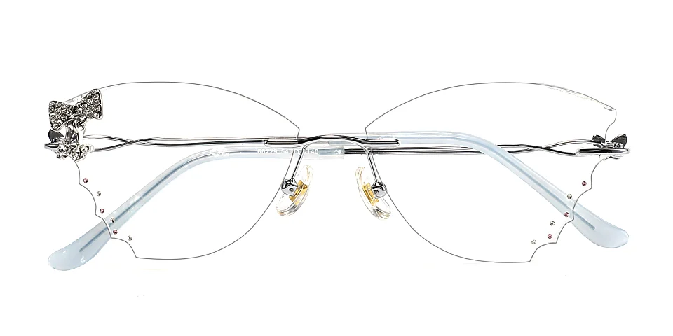 Vanny silver   Metal  Eyeglasses