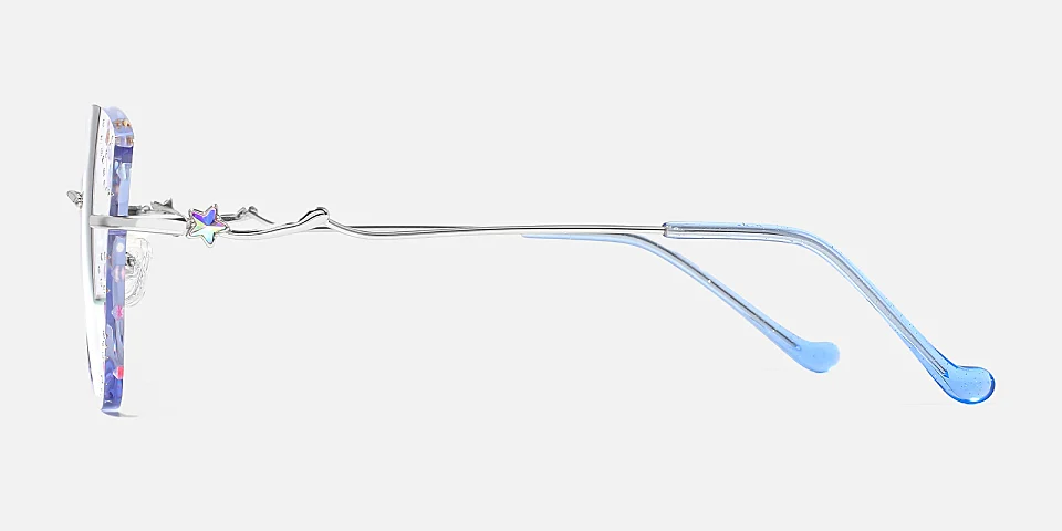 Twinkling Star silver   Metal  Eyeglasses