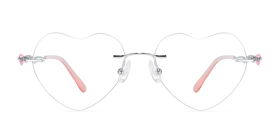 Cherish pink   Metal  Eyeglasses