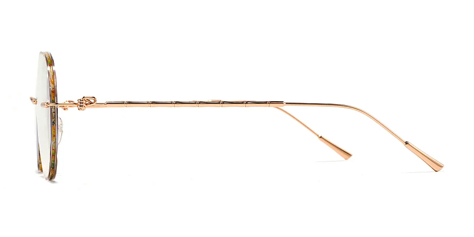 Gillian yellow floral   Metal  Eyeglasses