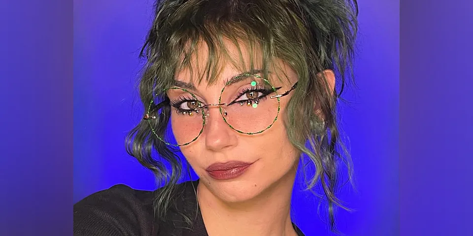 5 Stars green   Metal  Eyeglasses