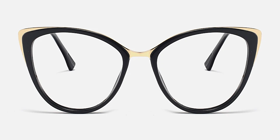 Lucissa black   Plastic  Eyeglasses