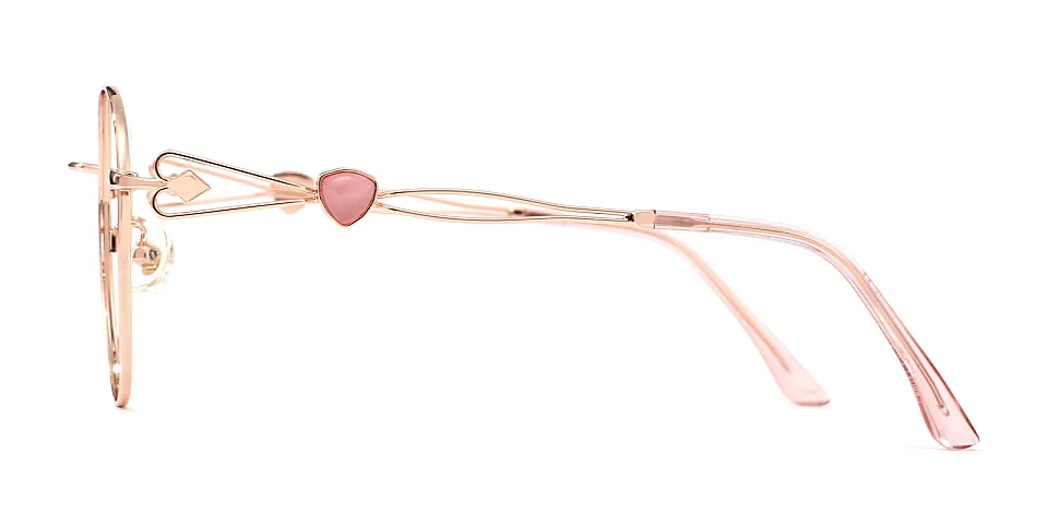 Dana rose gold   Metal  Eyeglasses