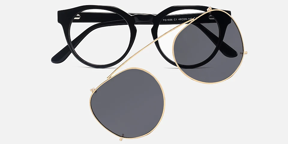 Zephyr black   Plastic  Eyeglasses
