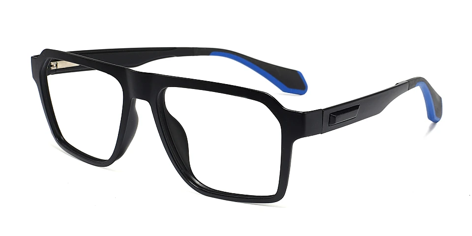 Otto black blue   Plastic  Eyeglasses