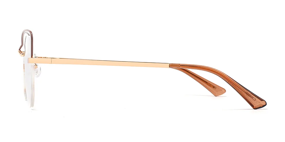 Lennon purple rose gold   Metal  Eyeglasses