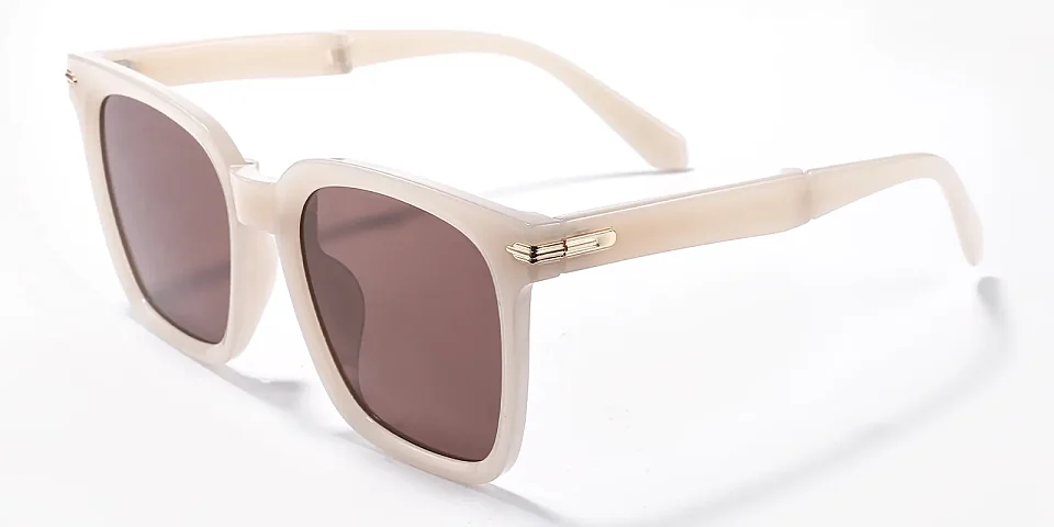 Joya cream   Plastic  Sunglasses