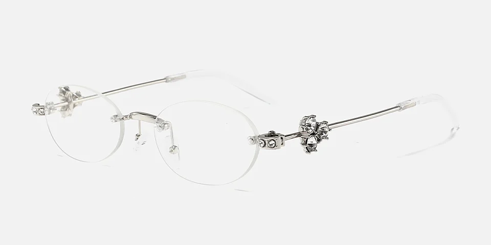 Anika silver   Metal  Eyeglasses