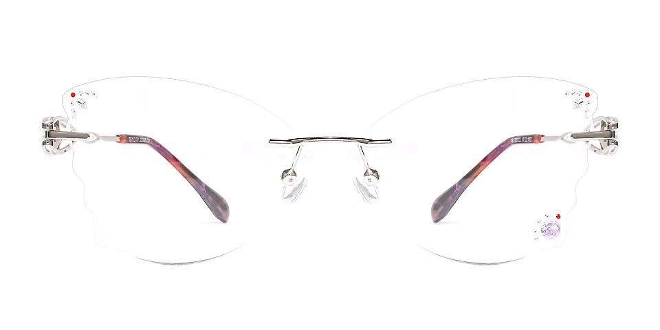 Mignon silver   Metal  Eyeglasses
