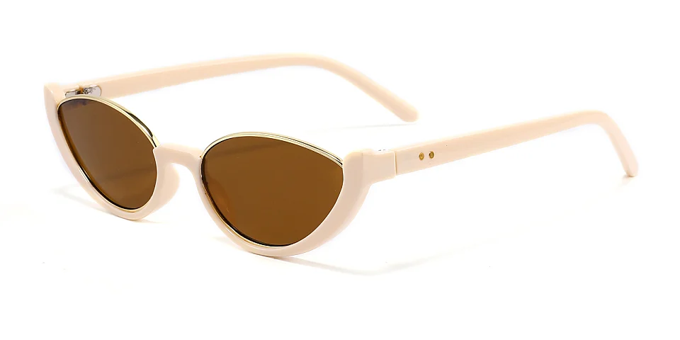 Paisley champagne   Plastic  Sunglasses