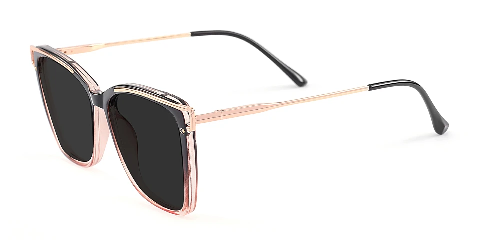 Cili black champagne   Plastic  Sunglasses