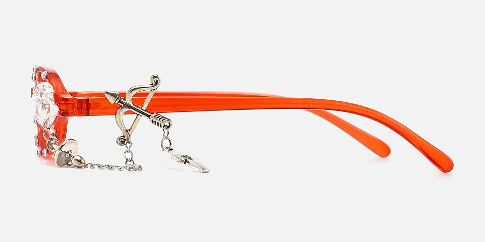 Zuri red   Plastic  Eyeglasses