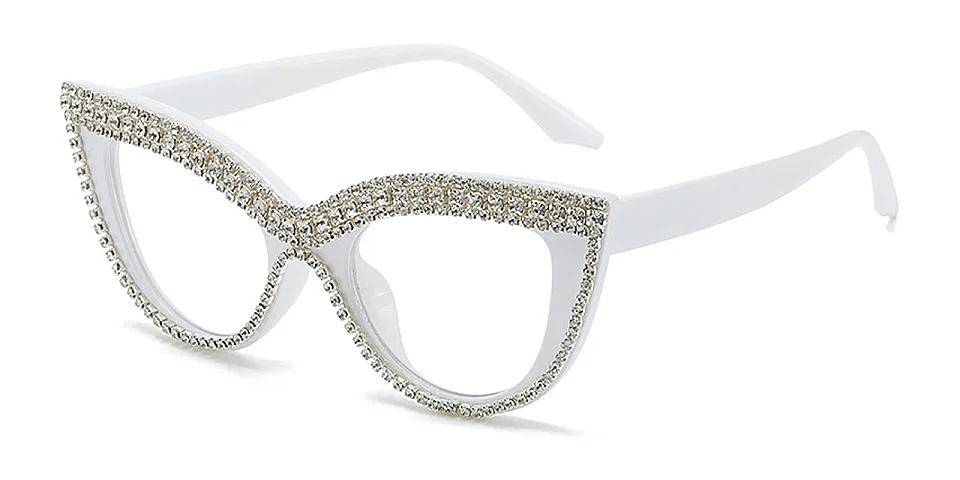 Sienna white   Plastic  Eyeglasses