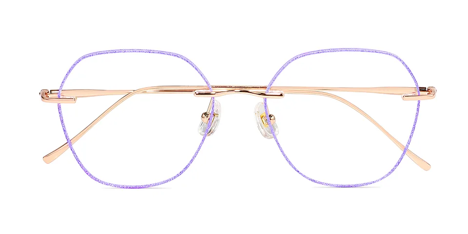 Julissa purple   Titanium  Eyeglasses