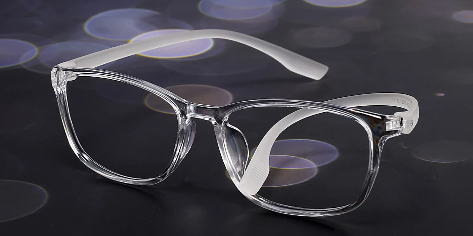 Leigh clear   Plastic  Eyeglasses