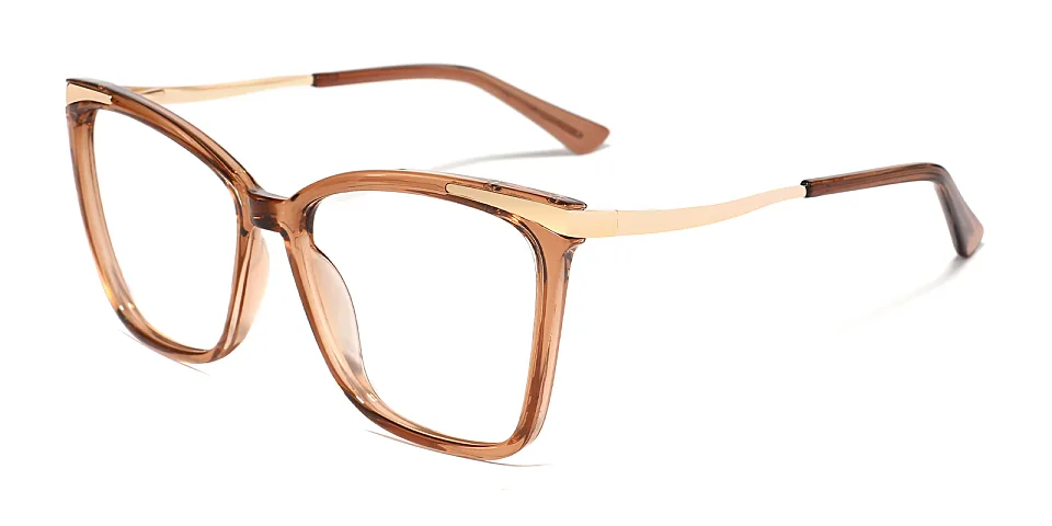 Sine brown   Plastic  Eyeglasses