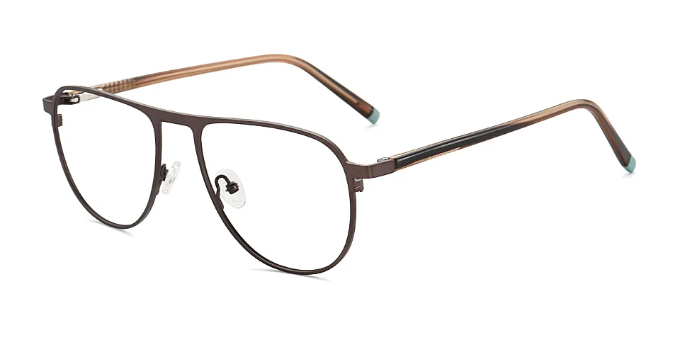 Hamid brown   Metal  Eyeglasses