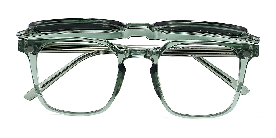 Mikaela clear green   Plastic  Eyeglasses