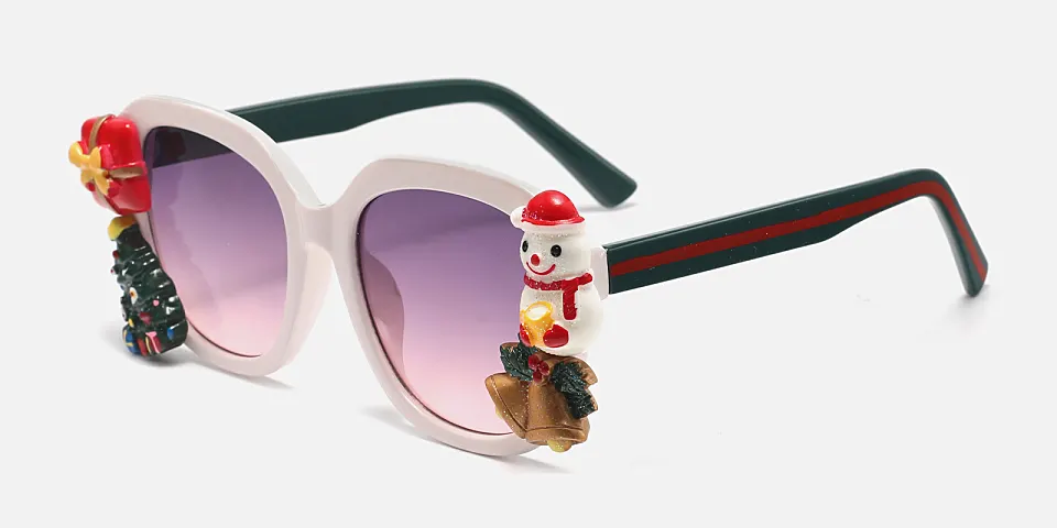 Xmas white   Plastic  Sunglasses