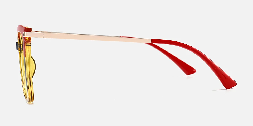 Ridley red warm tortoise   Plastic  Eyeglasses