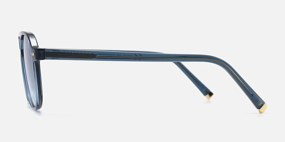 Silas blue   Plastic  Sunglasses