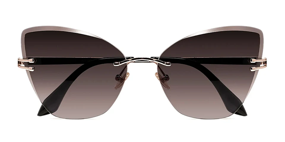 Alia gold   Metal  Sunglasses