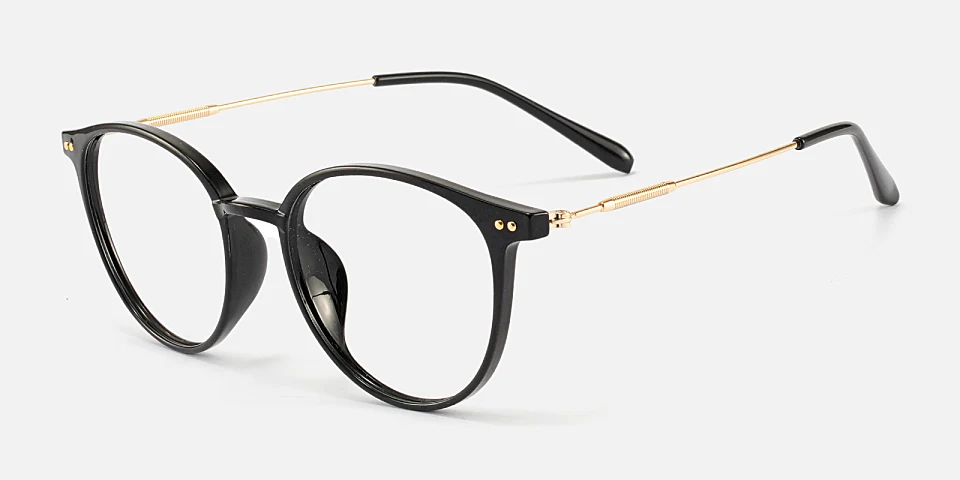 Leona black   Plastic  Eyeglasses